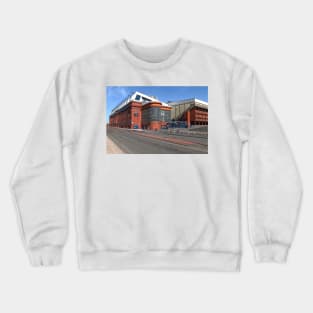 Ibrox on match day Crewneck Sweatshirt